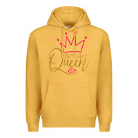 Mustard birthday queen shirt, womens birthday shirt, birthday t shirt Premium Hoodie - linhVisuals