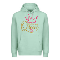 Seafoam birthday queen shirt, womens birthday shirt, birthday t shirt Premium Hoodie - linhVisuals