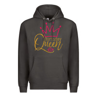 Smoke birthday queen shirt, womens birthday shirt, birthday t shirt Premium Hoodie - linhVisuals