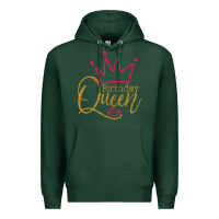 Sports Green birthday queen shirt, womens birthday shirt, birthday t shirt Premium Hoodie - linhVisuals