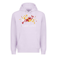 Lilac retro maryland crab state flag vintage travel tank top Premium Hoodie - linhVisuals