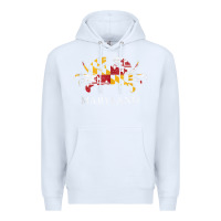 White retro maryland crab state flag vintage travel tank top Premium Hoodie - linhVisuals