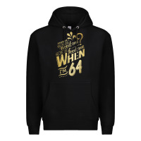 Black will you still need me when i'm 64 birthday for wife 64 love premium t Premium Hoodie - linhVisuals