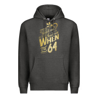Charcoal Heather will you still need me when i'm 64 birthday for wife 64 love premium t Premium Hoodie - linhVisuals