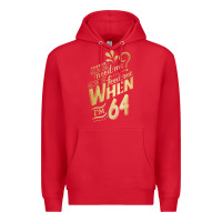 Red will you still need me when i'm 64 birthday for wife 64 love premium t Premium Hoodie - linhVisuals