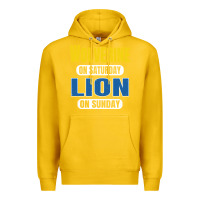 Lemon wolverine on saturday lion on sunday fans detroit vintage pullover hoo Premium Hoodie - linhVisuals