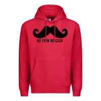 Cardinal MUSTACHE Premium Hoodie - linhVisuals