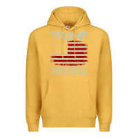 Mustard vintage usa american flag trump was right about everything pullover ho Premium Hoodie - linhVisuals