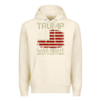 Tofu vintage usa american flag trump was right about everything pullover ho Premium Hoodie - linhVisuals