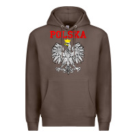 Coffee polska poland eagle poland heritage polish pride roots tank top Premium Hoodie - linhVisuals