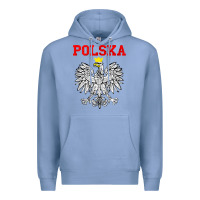 Colony Blue polska poland eagle poland heritage polish pride roots tank top Premium Hoodie - linhVisuals