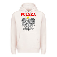 Pale Pink polska poland eagle poland heritage polish pride roots tank top Premium Hoodie - linhVisuals