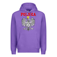 Purple polska poland eagle poland heritage polish pride roots tank top Premium Hoodie - linhVisuals