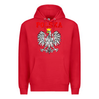 Red polska poland eagle poland heritage polish pride roots tank top Premium Hoodie - linhVisuals