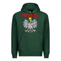 Sports Green polska poland eagle poland heritage polish pride roots tank top Premium Hoodie - linhVisuals