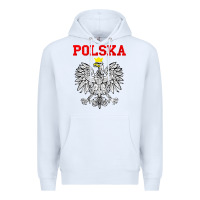 White polska poland eagle poland heritage polish pride roots tank top Premium Hoodie - linhVisuals