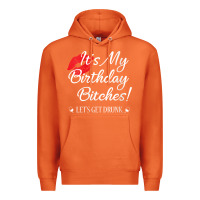 Carrot womens it's my birthday bitches! funny drunk party birthday girls v ne Premium Hoodie - linhVisuals
