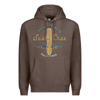 Coffee santa cruz, ca vintage surfers tshirt Premium Hoodie - linhVisuals