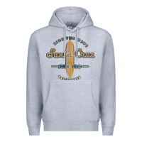 Heather Grey santa cruz, ca vintage surfers tshirt Premium Hoodie - linhVisuals