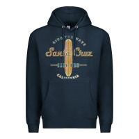 Navy santa cruz, ca vintage surfers tshirt Premium Hoodie - linhVisuals
