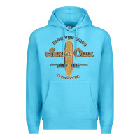 Ocean Blue santa cruz, ca vintage surfers tshirt Premium Hoodie - linhVisuals