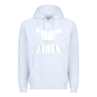 White wedding dresses bridal showers cute graphic funny t shirt Premium Hoodie - linhVisuals