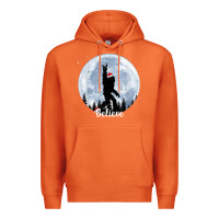 Carrot santa bigfoot christmas rock funny sasquatch believe xmas t shirt Premium Hoodie - linhVisuals
