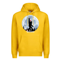 Lemon santa bigfoot christmas rock funny sasquatch believe xmas t shirt Premium Hoodie - linhVisuals