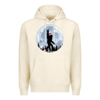 Tofu santa bigfoot christmas rock funny sasquatch believe xmas t shirt Premium Hoodie - linhVisuals