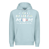 Blue Mist baseball coach crazy mom baseball Premium Hoodie - linhVisuals