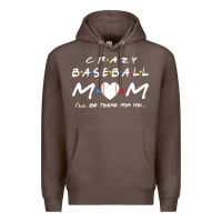 Coffee baseball coach crazy mom baseball Premium Hoodie - linhVisuals
