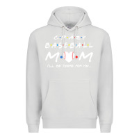 Dove Grey baseball coach crazy mom baseball Premium Hoodie - linhVisuals
