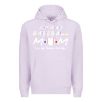 Lilac baseball coach crazy mom baseball Premium Hoodie - linhVisuals