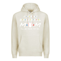 Oatmeal Heather baseball coach crazy mom baseball Premium Hoodie - linhVisuals