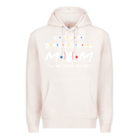 Pale Pink baseball coach crazy mom baseball Premium Hoodie - linhVisuals
