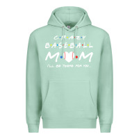 Seafoam baseball coach crazy mom baseball Premium Hoodie - linhVisuals