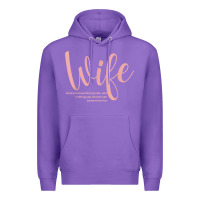 Purple wife collection t shirt Premium Hoodie - linhVisuals
