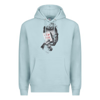 Blue Mist us dc dark knight photo why so serious 01 black h pullover hoodie Premium Hoodie - linhVisuals