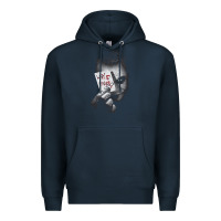 Navy us dc dark knight photo why so serious 01 black h pullover hoodie Premium Hoodie - linhVisuals