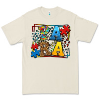 Bone autism leopard frame para Premium Tee - LillyAllenDesigns