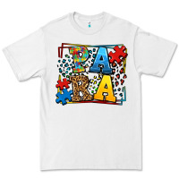White autism leopard frame para Premium Tee - LillyAllenDesigns