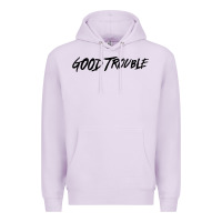 Lilac good trouble Premium Hoodie - linhVisuals