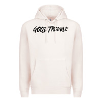 Pale Pink good trouble Premium Hoodie - linhVisuals