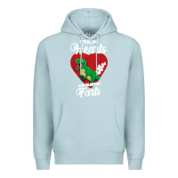 Blue Mist stealing hearts and blasting farts valentine's day t shirt Premium Hoodie - linhVisuals