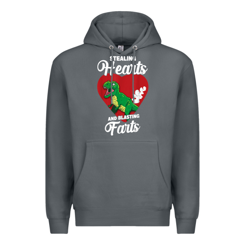 Stealing Hearts And Blasting Farts Valentine's Day T Shirt Premium Hoodie by linhVisuals | Teevron