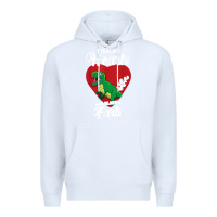 White stealing hearts and blasting farts valentine's day t shirt Premium Hoodie - linhVisuals