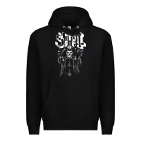 Black GHOST Premium Hoodie - linhVisuals