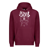 Burgundy GHOST Premium Hoodie - linhVisuals