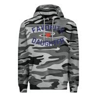 Slate Camo womens favorite daughter heart distressed vintage faded classic t shir Premium Hoodie - linhVisuals