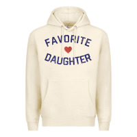 Tofu womens favorite daughter heart distressed vintage faded classic t shir Premium Hoodie - linhVisuals